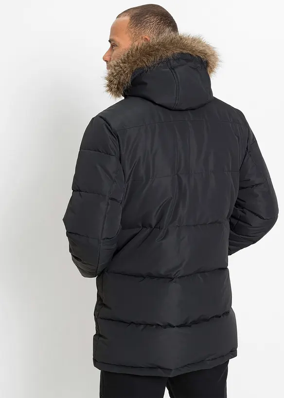 Gewatteerde outdoor jas met capuchon, bonprix