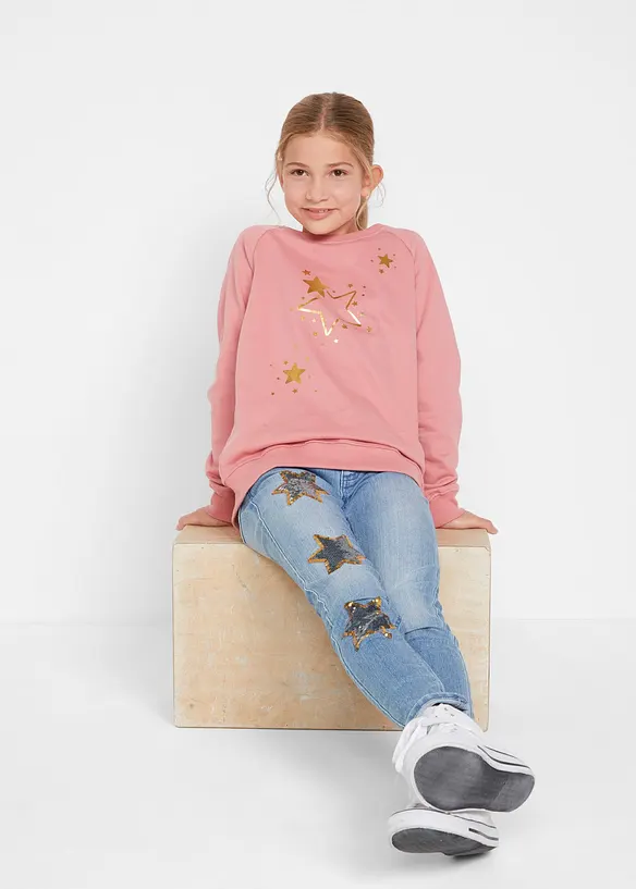 Sweater van puur katoen, bonprix