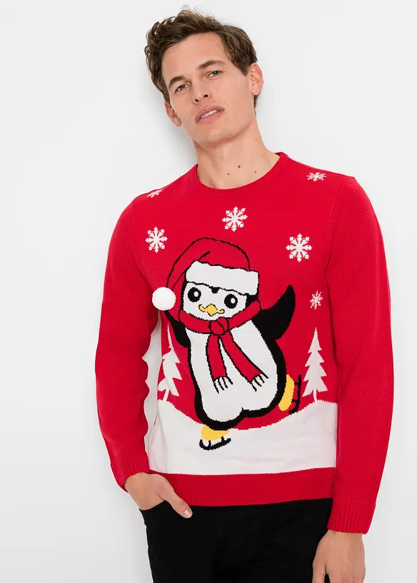 Trui met kerstmotief, bonprix