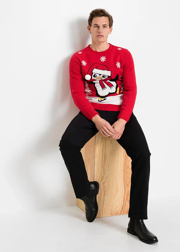 Trui met kerstmotief, bonprix