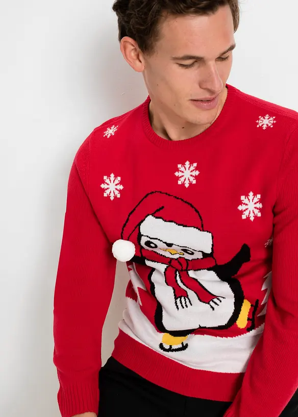 Trui met kerstmotief, bonprix
