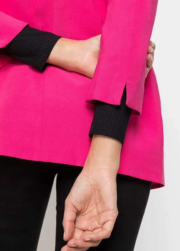Lange blazer in een viscosemix, bonprix