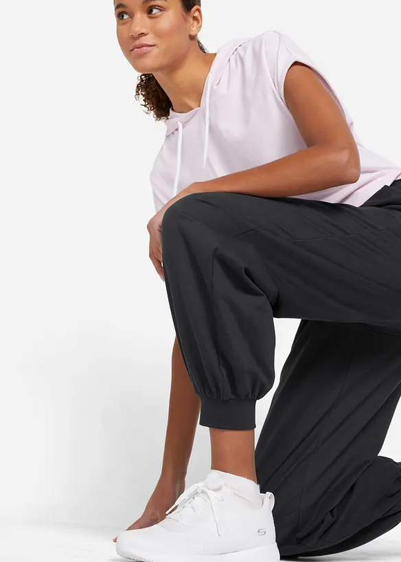 Joggingbroek met elastische tailleband, bonprix