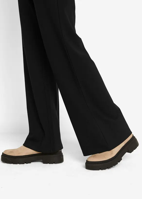 Wijde broek van punto di roma met elastische band, bonprix