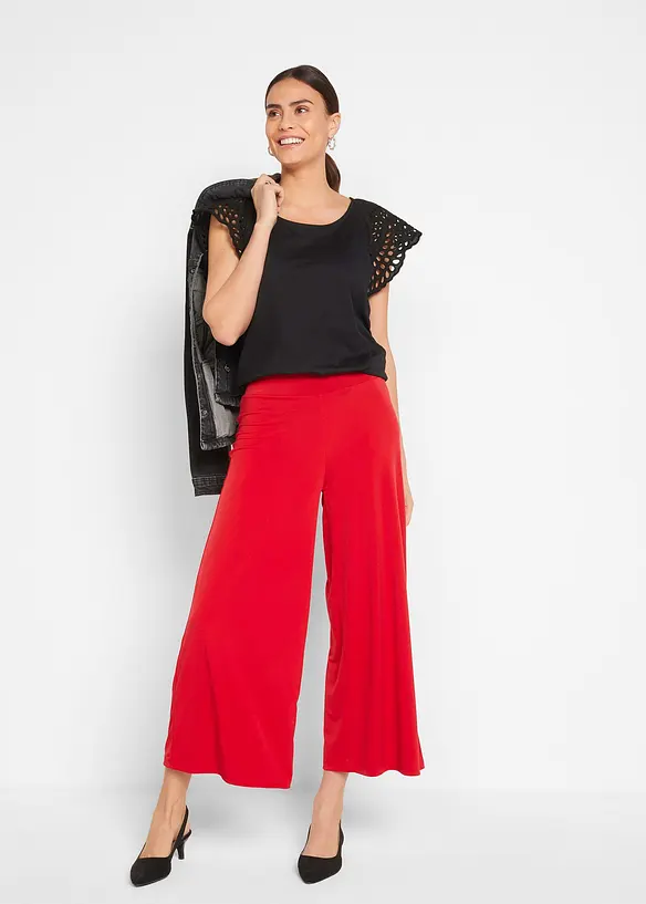 Shirt met broderie anglaise, bonprix