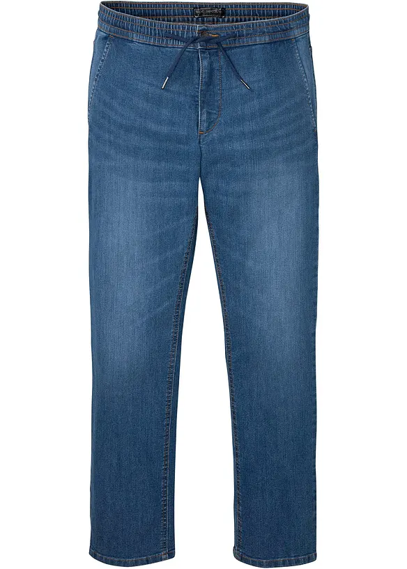 Regular fit stretch instapjeans, straight, bonprix
