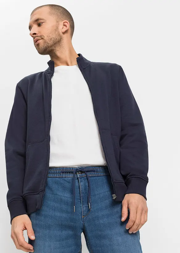 Regular fit stretch instapjeans, straight, bonprix