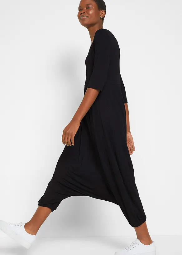 Jumpsuit met een harembroek in een viscosemix, bonprix