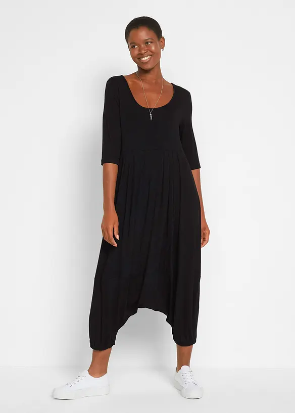 Jumpsuit met een harembroek in een viscosemix, bonprix