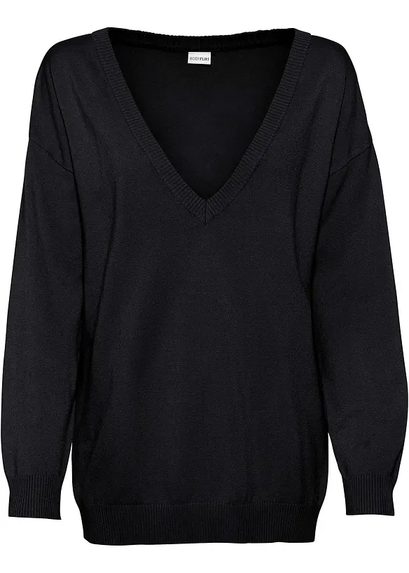 Oversized trui van een viscosemix, bonprix