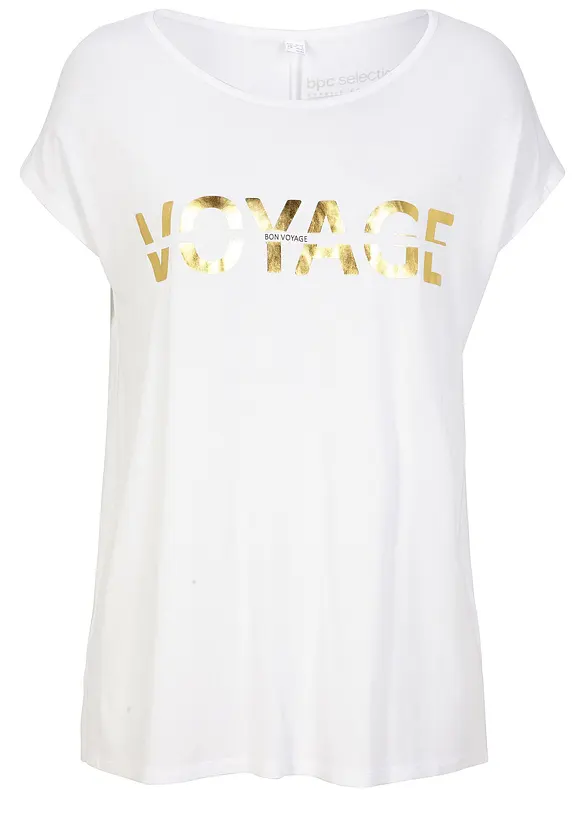 Longshirt in een viscosemix, bonprix
