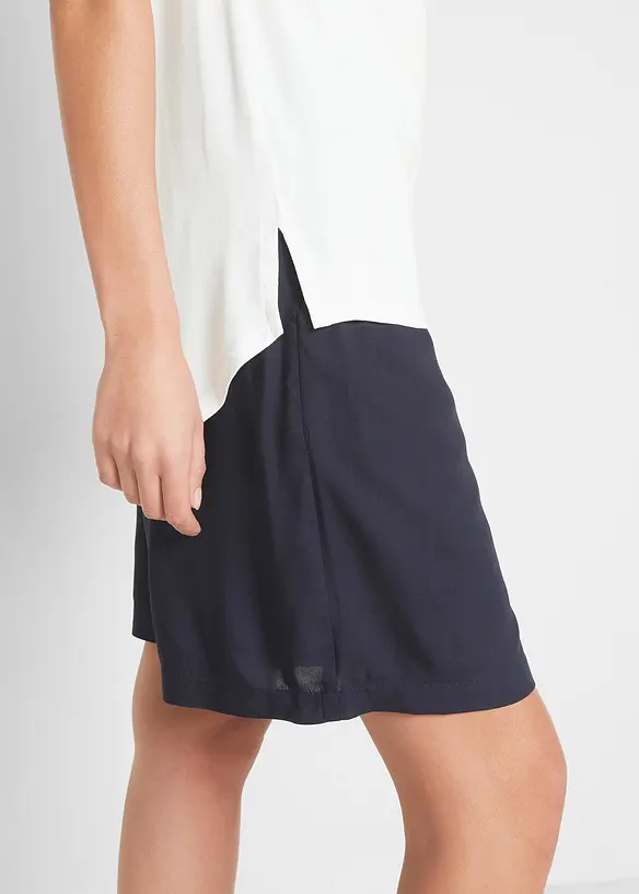 Longshirt in een viscosemix, bonprix