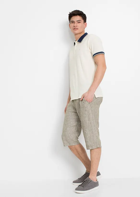 Pique poloshirt (set van 3), van katoen, bonprix
