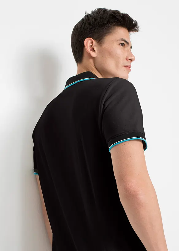 Pique poloshirt (set van 3), van katoen, bonprix