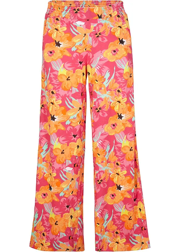 Jersey palazzo broek van een zachte viscosemix, bonprix