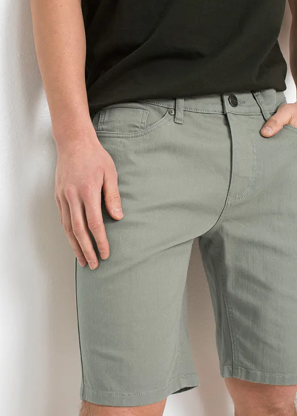 Regular fit stretch bermuda (set van 2), bonprix