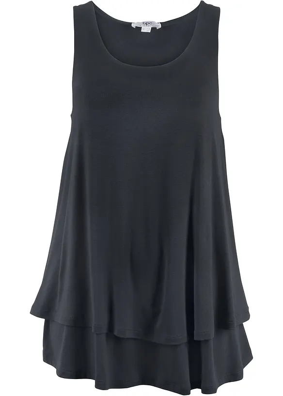 Dubbellaagse top van viscose, bonprix