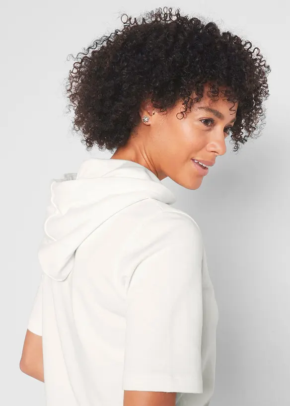 Hoodie, halflange mouw, bonprix