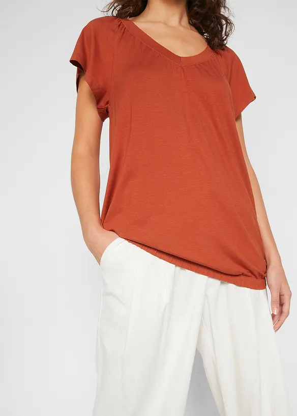 Shirt in een viscosemix, bonprix