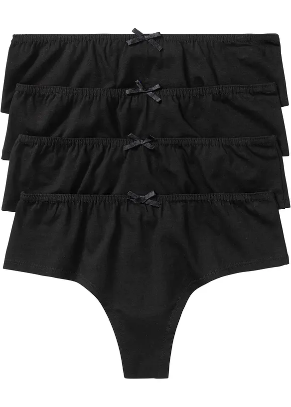String hipster met aangenaam katoen (set van 4), bonprix