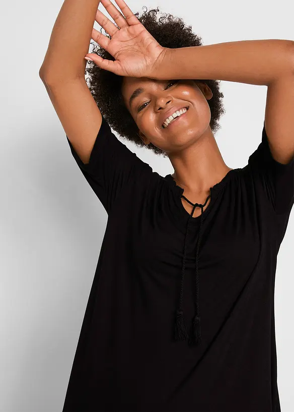 Longshirt in een viscosemix, bonprix