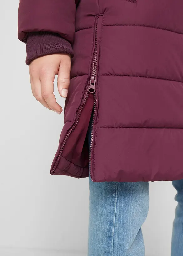 Gewatteerde jas met afneembare capuchon, bonprix