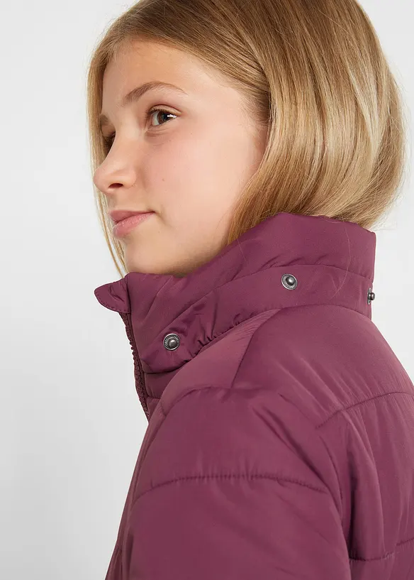Gewatteerde jas met afneembare capuchon, bonprix