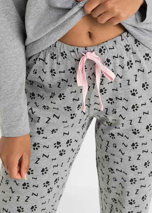 Pyjama en slaapmasker, bonprix