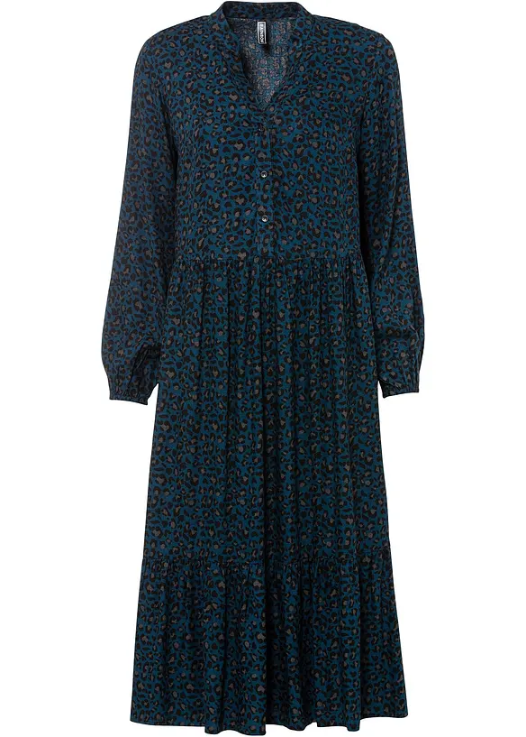 Midi jurk van viscose, bonprix
