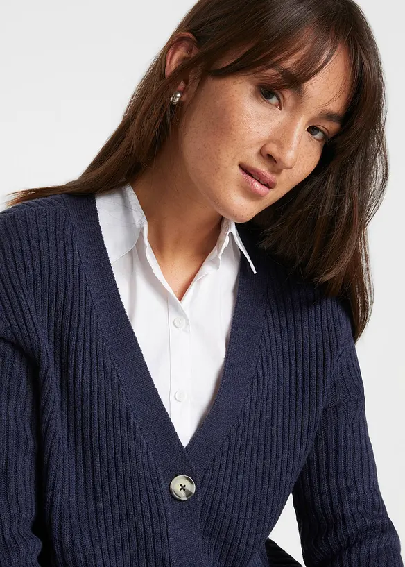 Geribt vest, bonprix
