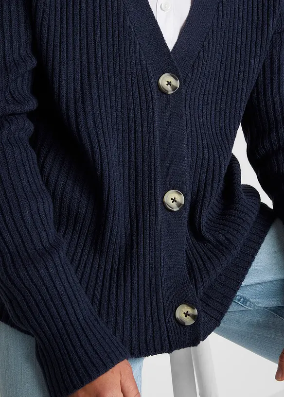 Geribt vest, bonprix