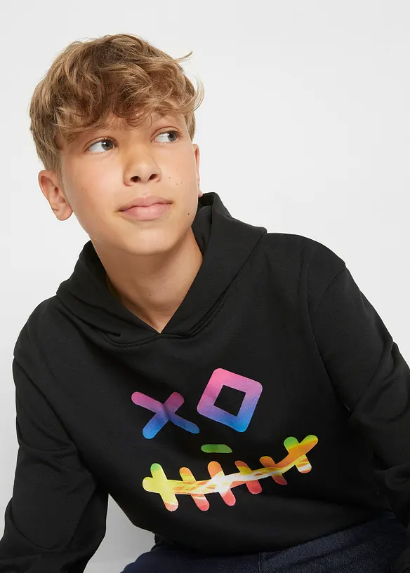 Hoodie van zachte katoenmix, bonprix