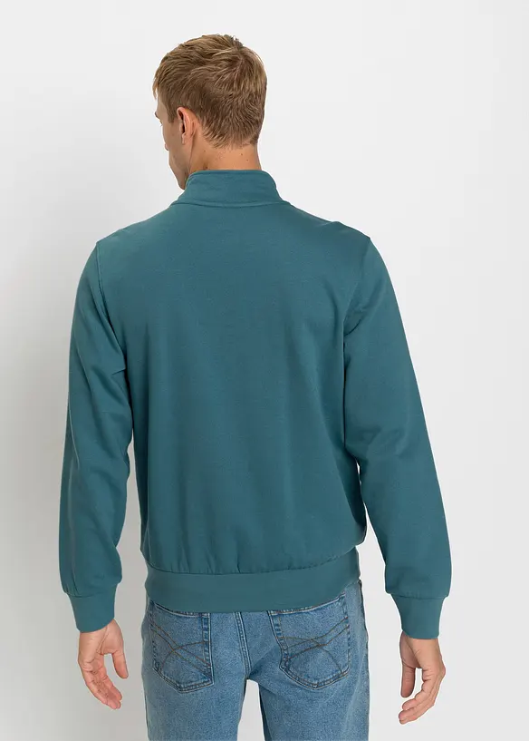 Sweater met troyer kraag, bonprix