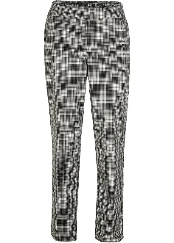 Instapbroek met comfortband, geruit, bonprix
