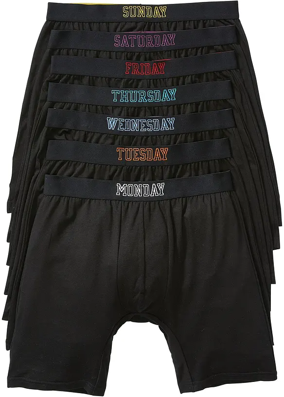 Lange boxer (set van 7), bonprix