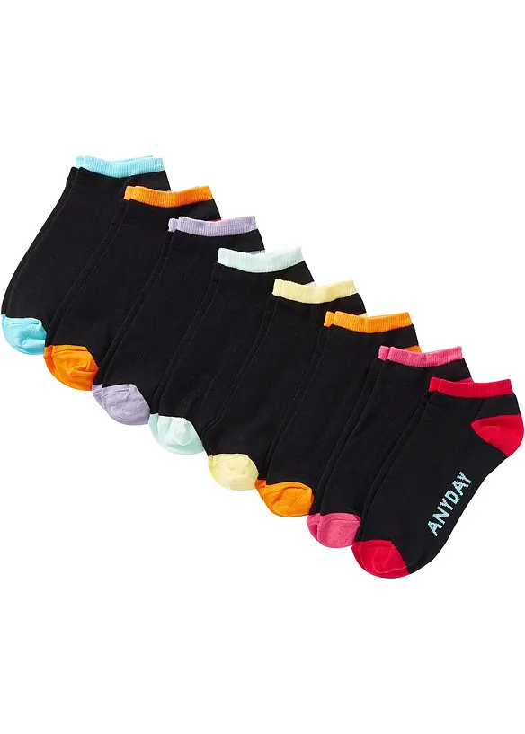 Sneakersokken voor elke dag van de week (8 paar), bonprix