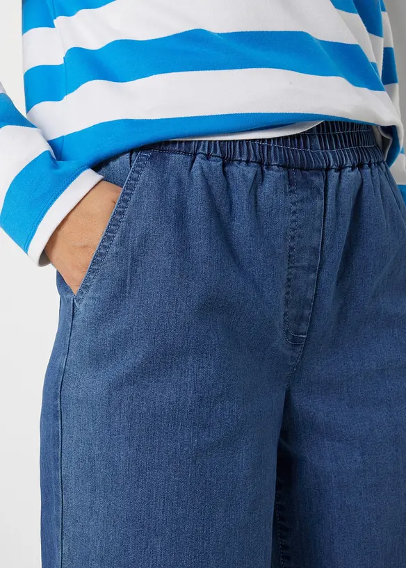 High waist mom jeans met comfortband, bonprix