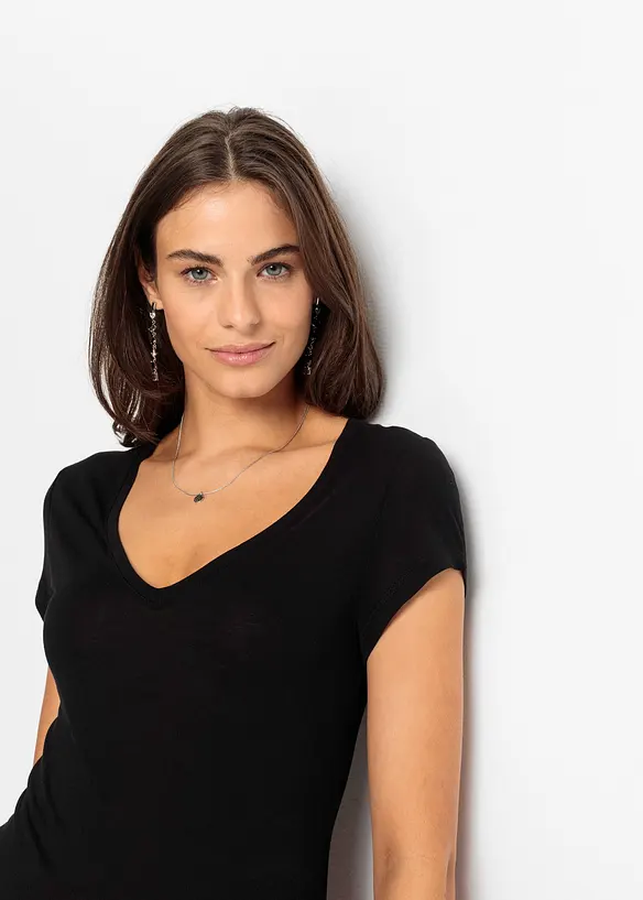 Shirt van zachte viscose, bonprix