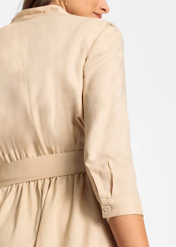 Midi jurk met 3/4 mouwen, BODYFLIRT