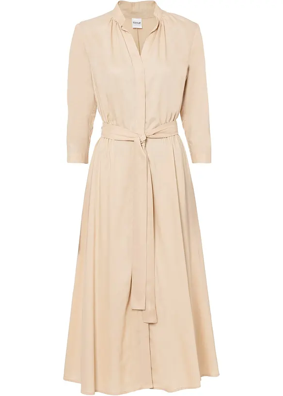 Midi jurk met 3/4 mouwen, BODYFLIRT