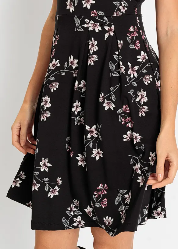 Jersey jurk in een viscosemix, bonprix