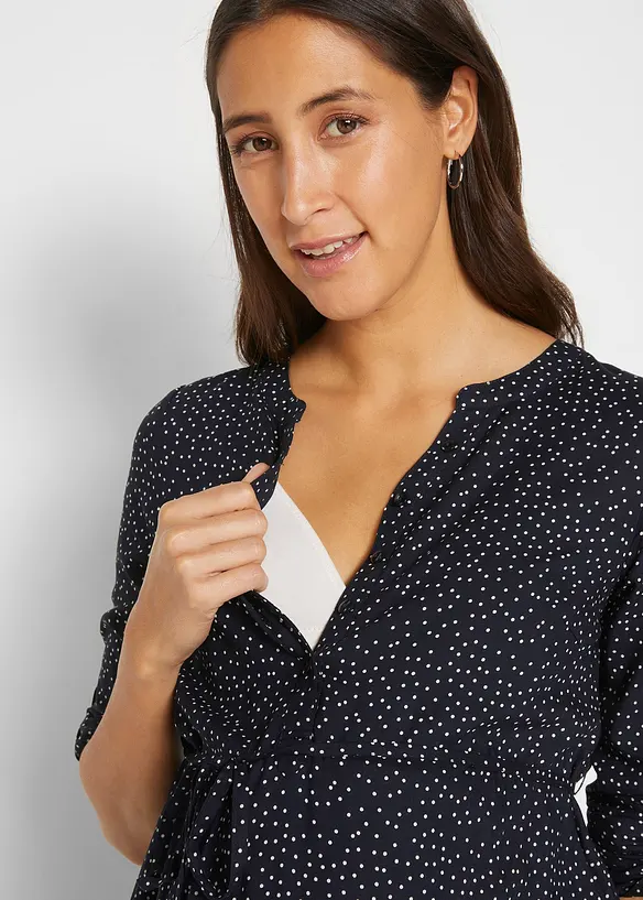 2-in-1 zwangerschapsjurk van soepele viscose, bonprix