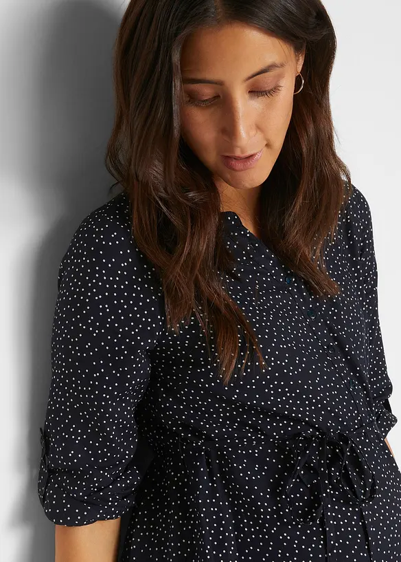 2-in-1 zwangerschapsjurk van soepele viscose, bonprix