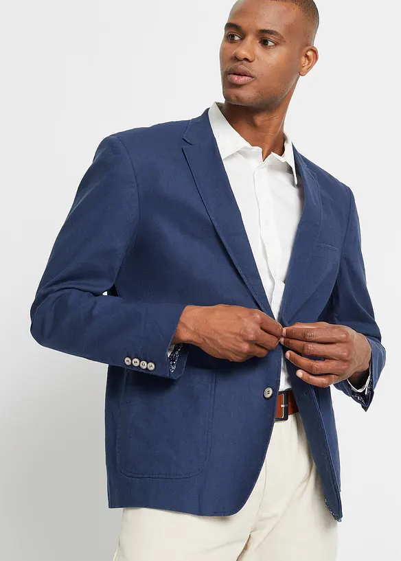 Colbert met linnen, regular fit, bonprix