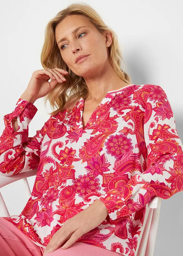Tuniekblouse van soepele viscose, bonprix