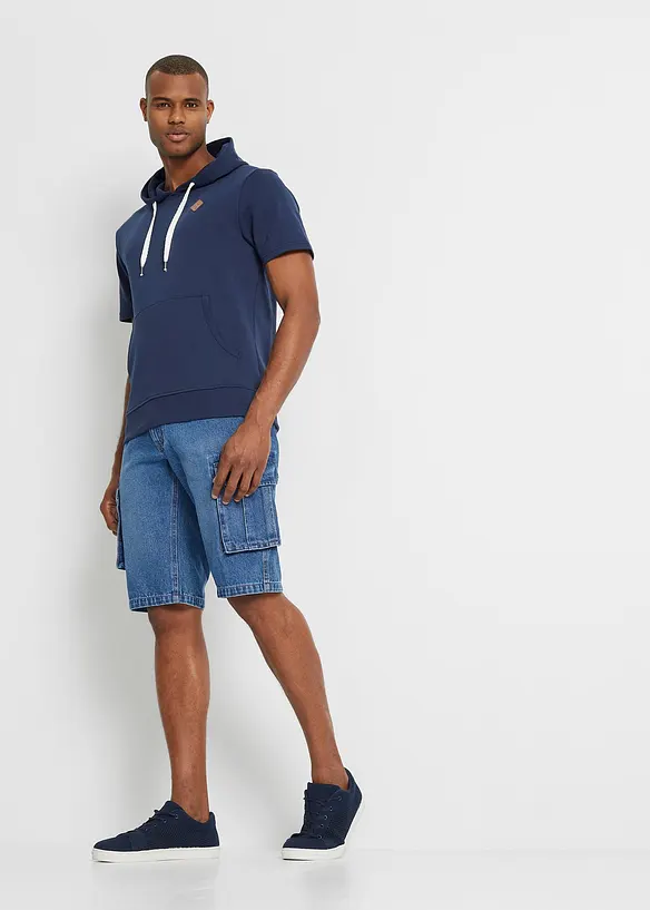 Hoodie, korte mouw, bonprix