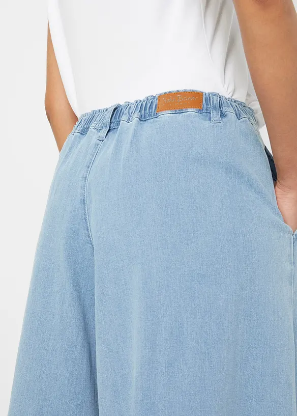 Wide leg jeans, broekrok, bonprix