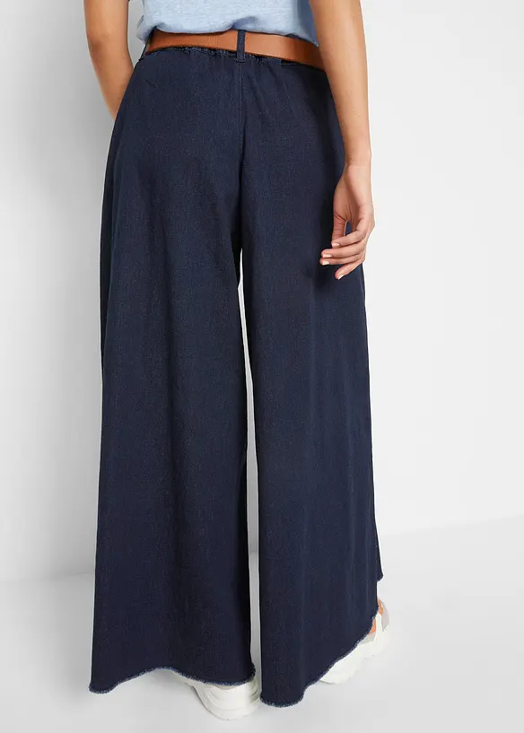 Wide leg jeans, broekrok, bonprix
