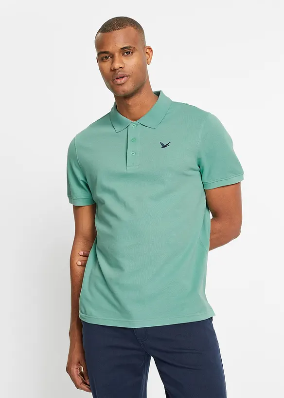 Poloshirt (set van 2) van puur katoen, bonprix