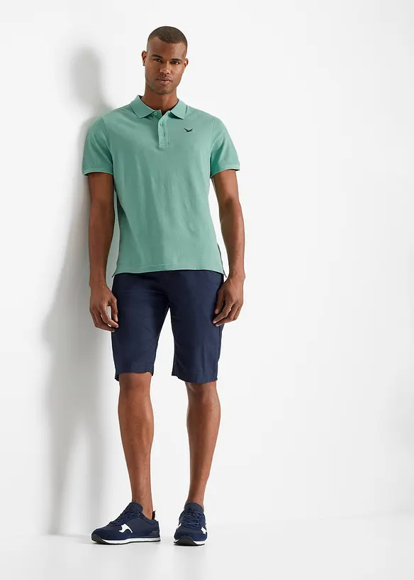 Poloshirt (set van 2) van puur katoen, bonprix